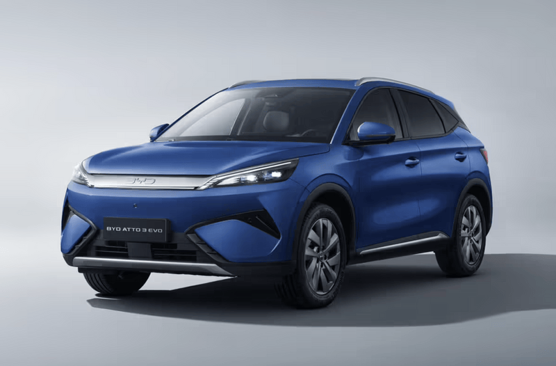 比亚迪新款ATTO 3 EVO海外发布 续航提升至510km