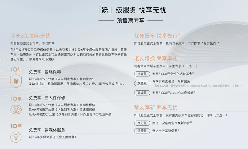 全新一代雷克萨斯ES开启预售 预售价30.88万元起