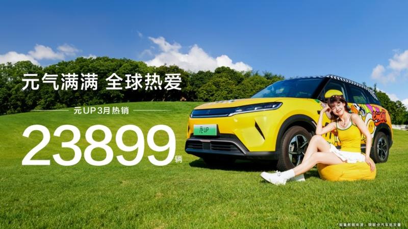 元UP 3月销量23899辆 强势领跑A0级SUV市场