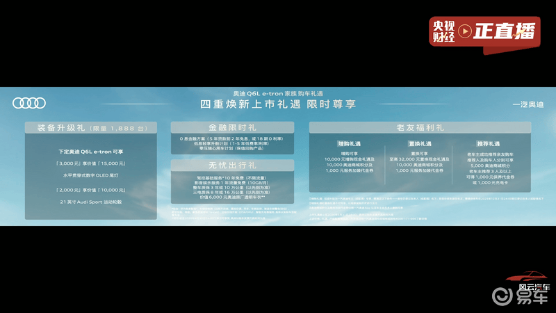 新款奥迪Q6L e-tron上市 售26.98万元起